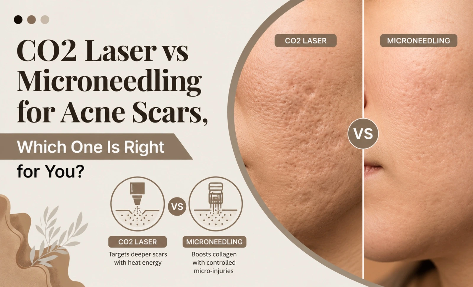 CO2 Laser vs Microneedling for Acne Scars